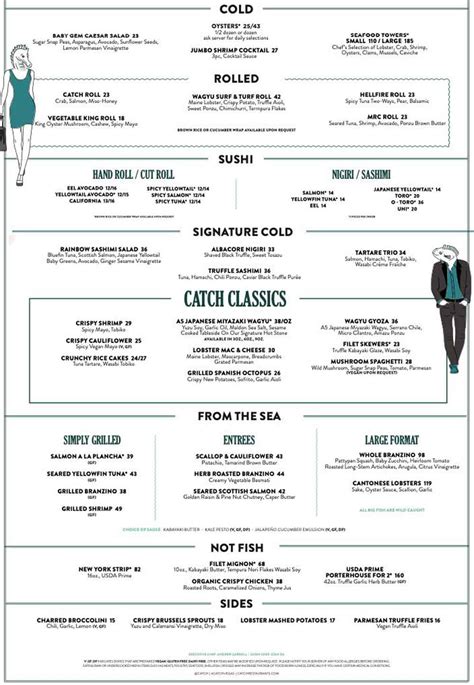 lv catch|catch aria brunch menu.